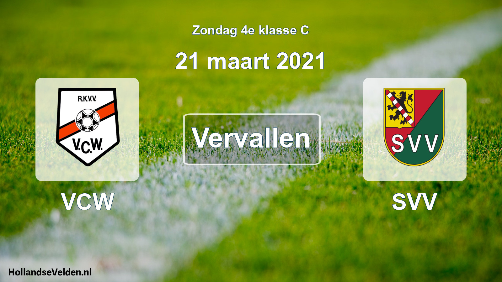 Scheduled Match: VCW - SVV (21 March 2021)