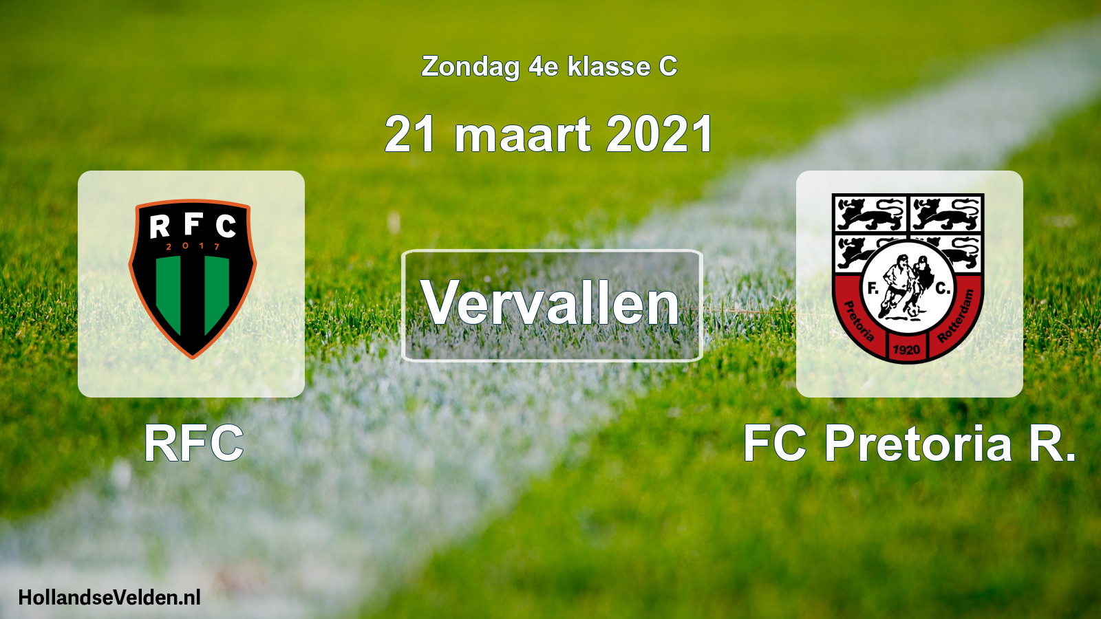 Scheduled Match: RFC - FC Pretoria R. (21 March 2021)