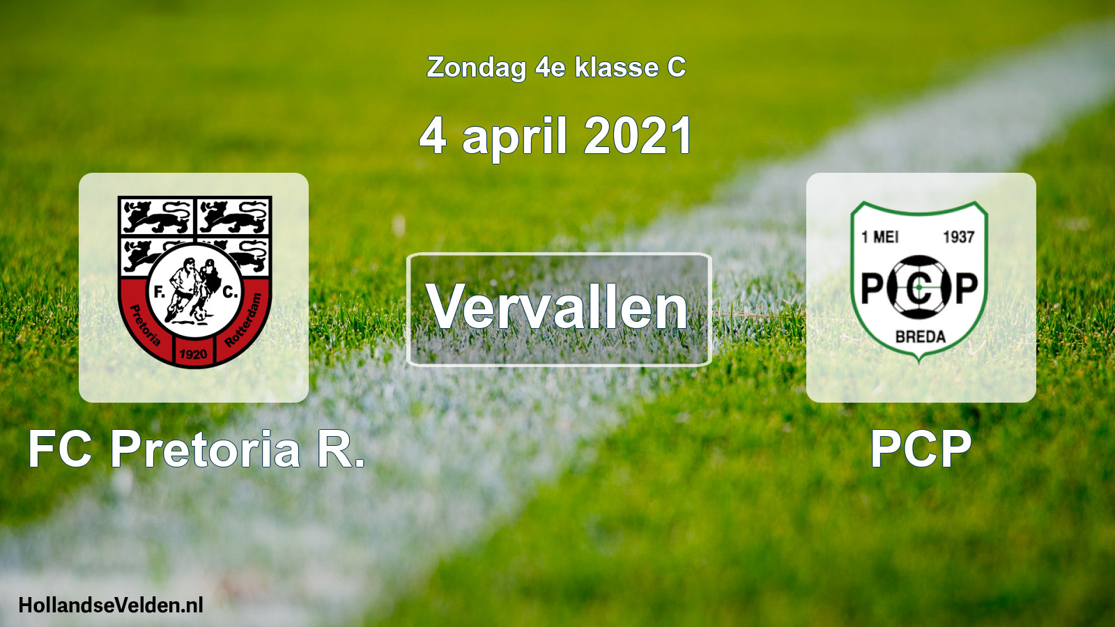 Scheduled Match: FC Pretoria R. - PCP (4 April 2021)