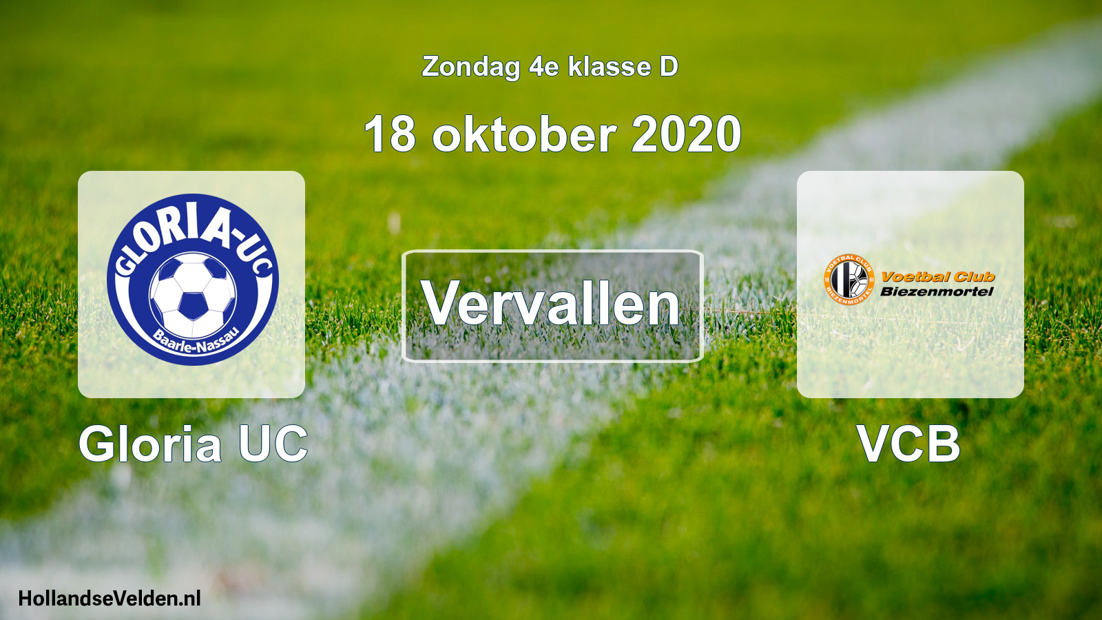 Scheduled Match: Gloria UC - VCB (18 October 2020)