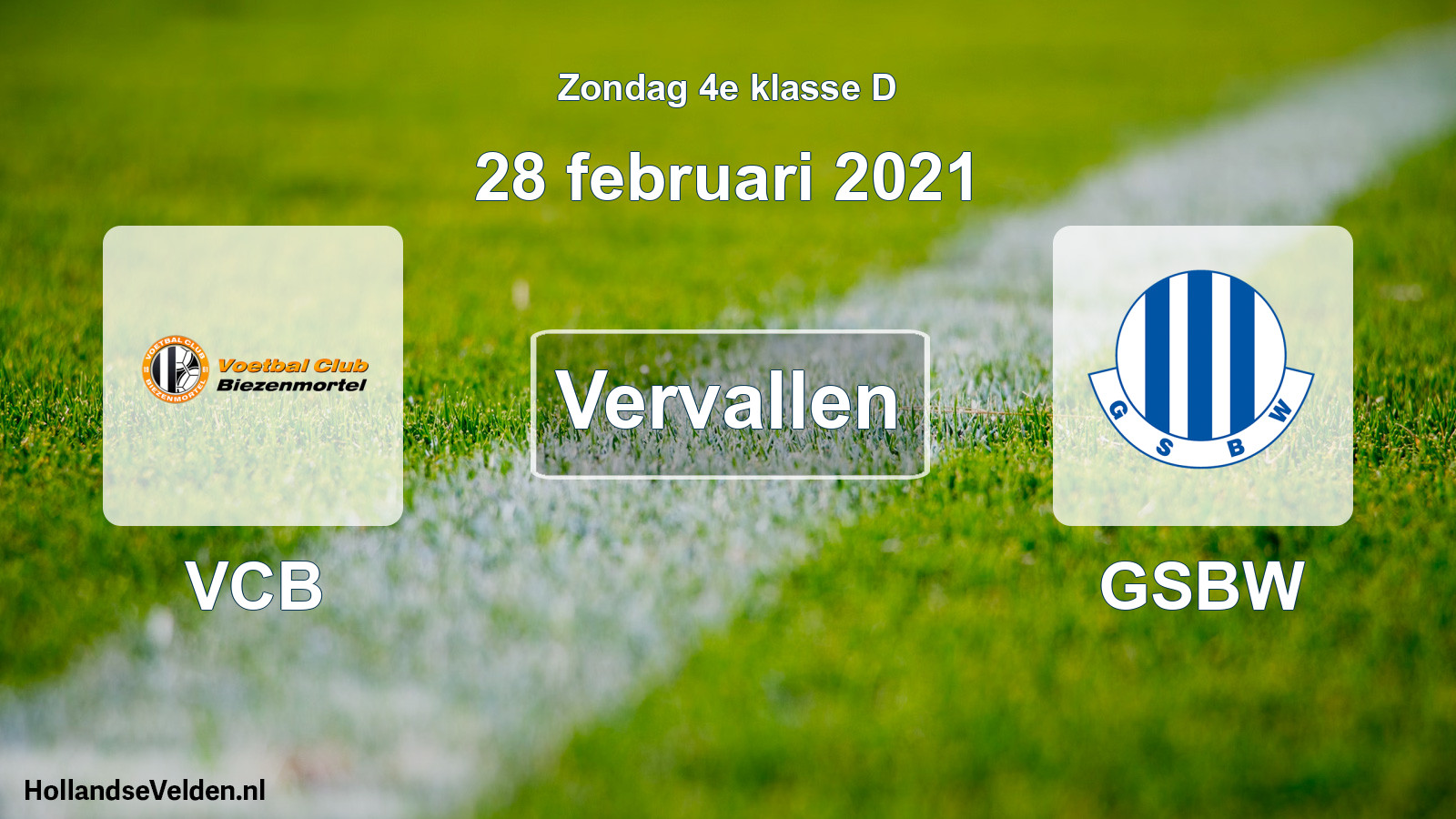 Scheduled Match: VCB - GSBW (28 February 2021)