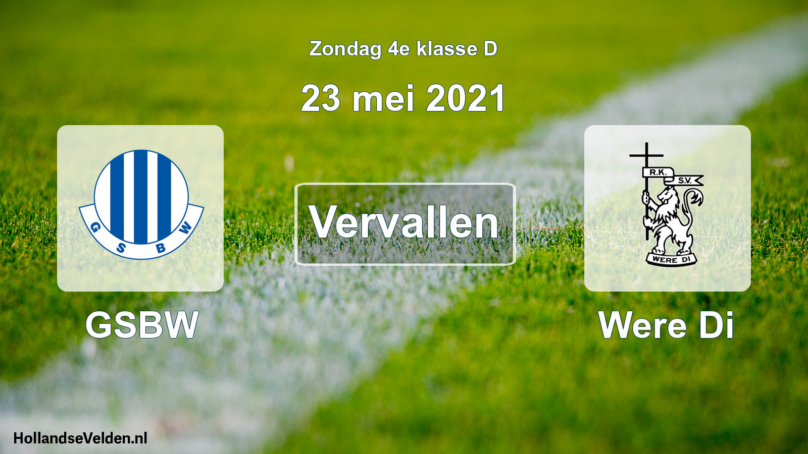 Scheduled Match: GSBW - Were Di (23 May 2021)