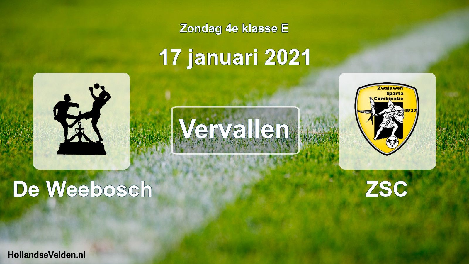 Scheduled Match: De Weebosch - ZSC (17 January 2021)
