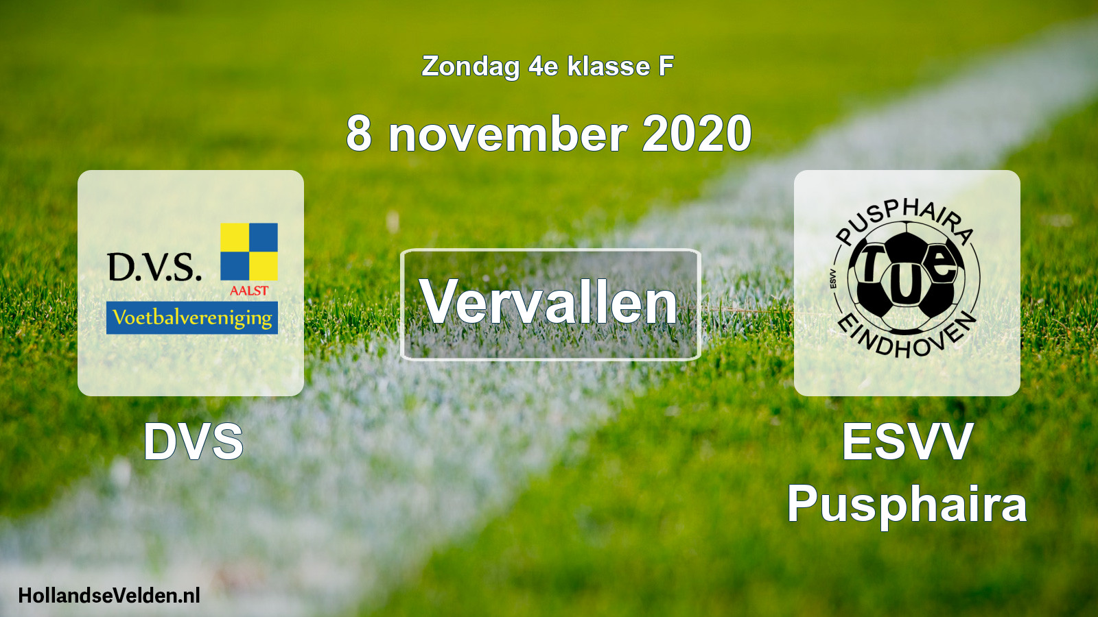 Scheduled Match: DVS - ESVV Pusphaira (8 November 2020)