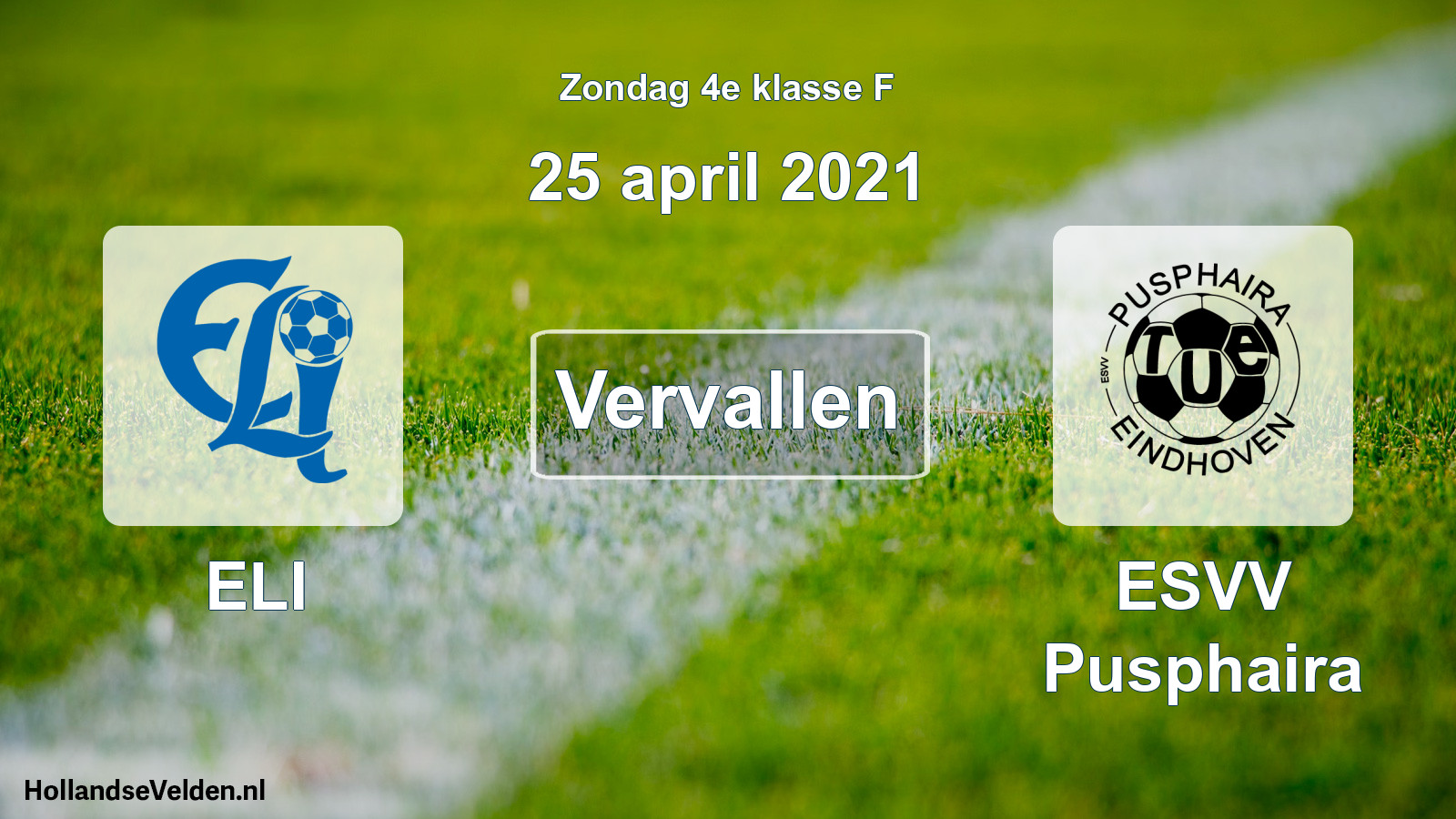 Scheduled Match: ELI - ESVV Pusphaira (25 April 2021)