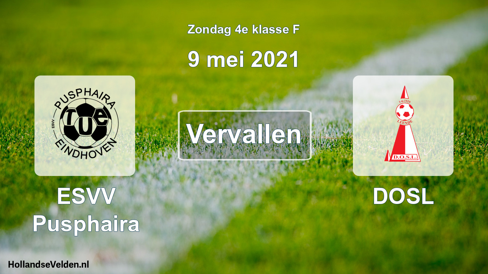 Scheduled Match: ESVV Pusphaira - DOSL (9 May 2021)