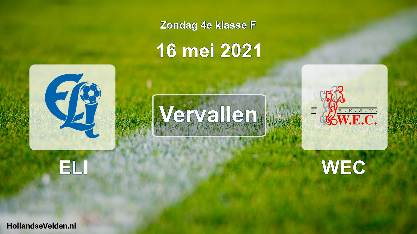 Scheduled Match: ELI - WEC (16 May 2021)
