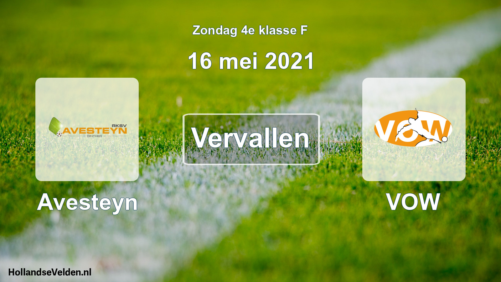 Scheduled Match: Avesteyn - VOW (16 May 2021)