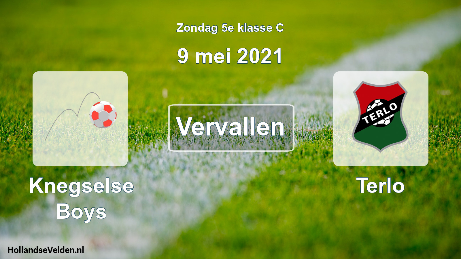 Scheduled Match: Knegselse Boys - Terlo (9 May 2021)