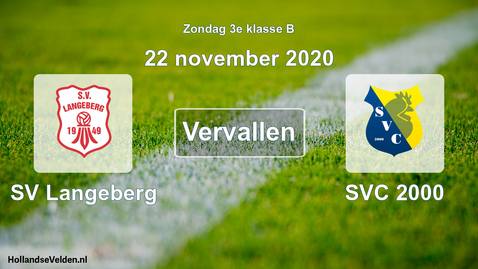 Scheduled Match: SV Langeberg - SVC 2000 (22 November 2020)
