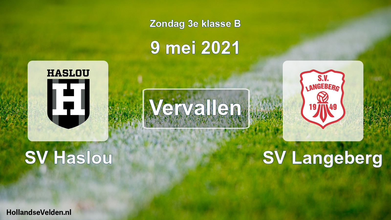 Scheduled Match: SV Haslou - SV Langeberg (9 May 2021)