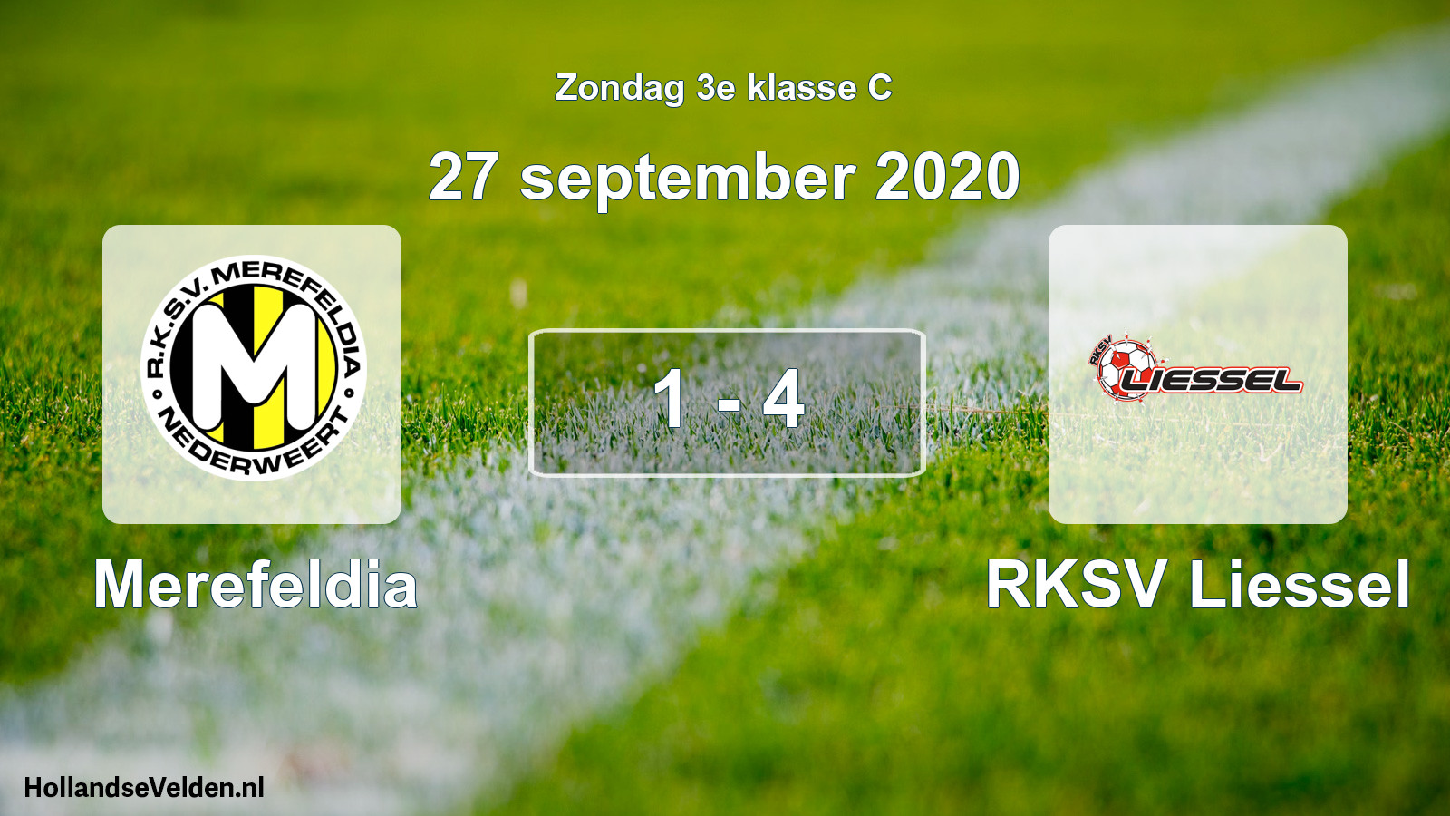 Total number of matches played: Merefeldia - RKSV Liessel 1 - 4 (27 September 2020)