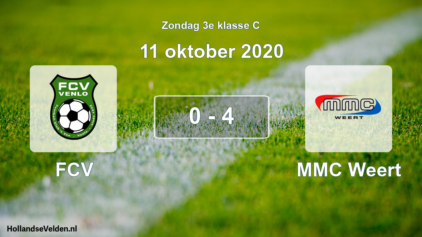Total number of matches played: FCV - MMC Weert 0 - 4 (11 October 2020)