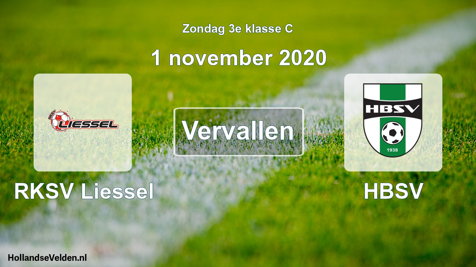 Scheduled Match: RKSV Liessel - HBSV (1 November 2020)