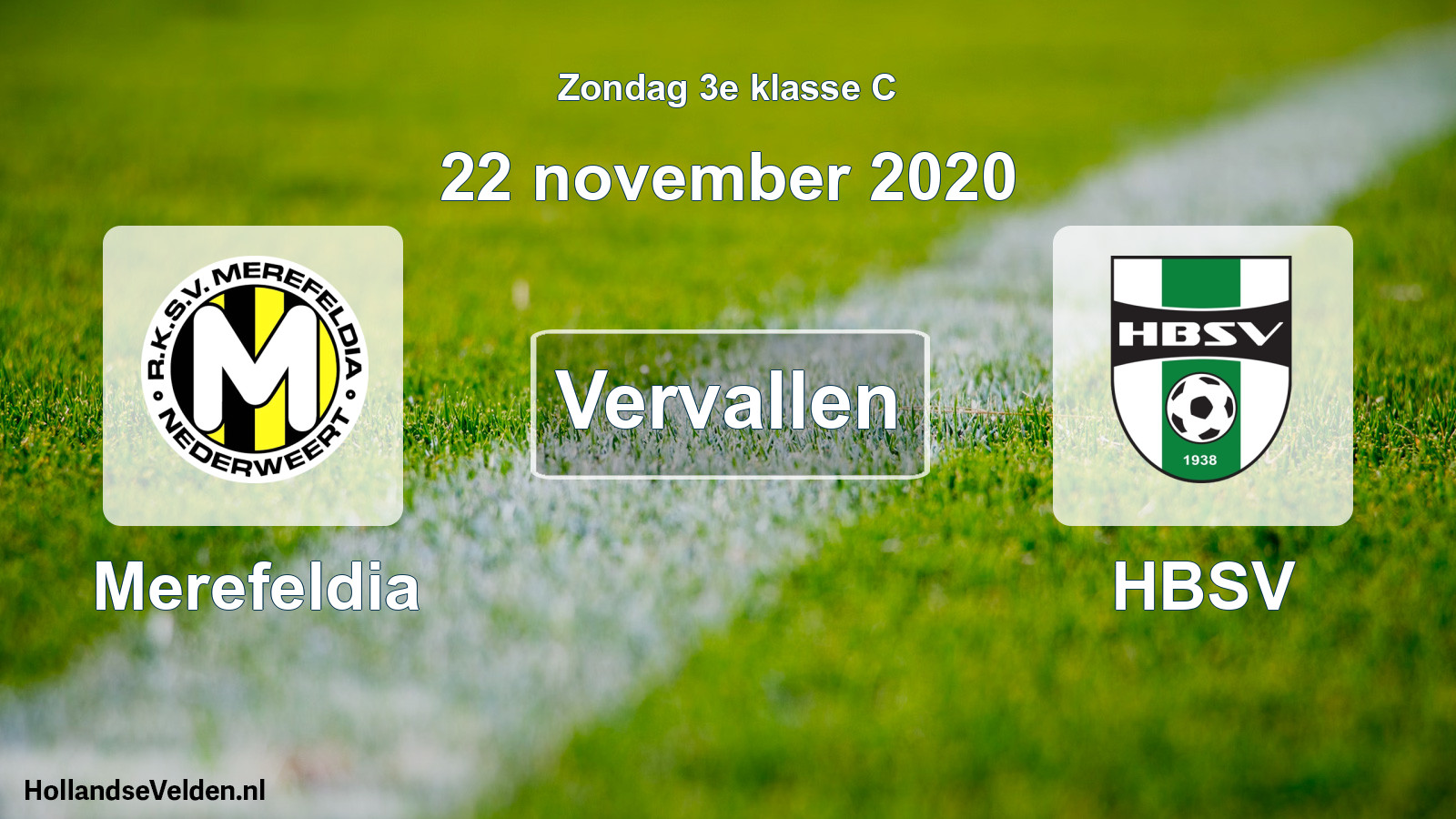 Scheduled Match: Merefeldia - HBSV (22 November 2020)