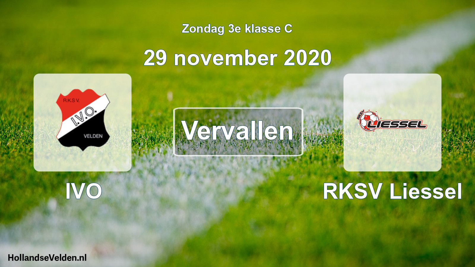 Scheduled Match: IVO - RKSV Liessel (29 November 2020)
