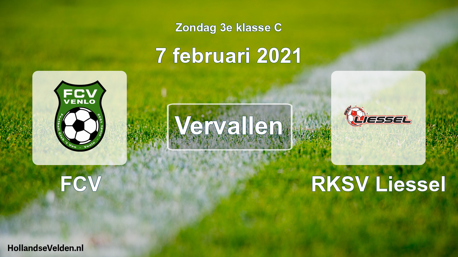 Scheduled Match: FCV - RKSV Liessel (7 February 2021)