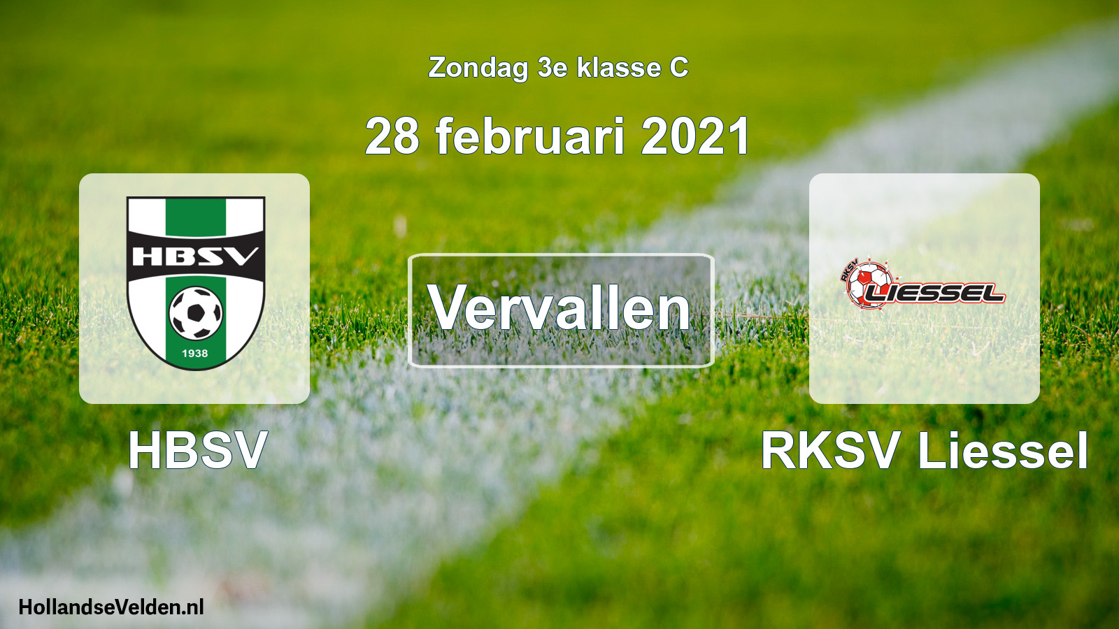 Scheduled Match: HBSV - RKSV Liessel (28 February 2021)