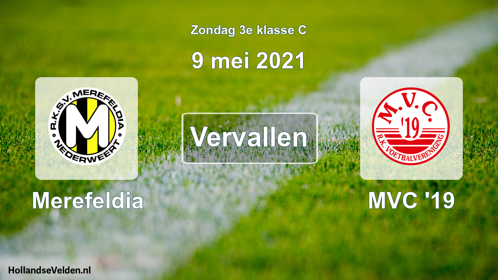 Scheduled Match: Merefeldia - MVC '19 (9 May 2021)