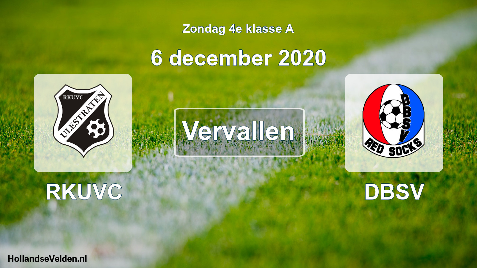 Scheduled Match: RKUVC - DBSV (6 December 2020)