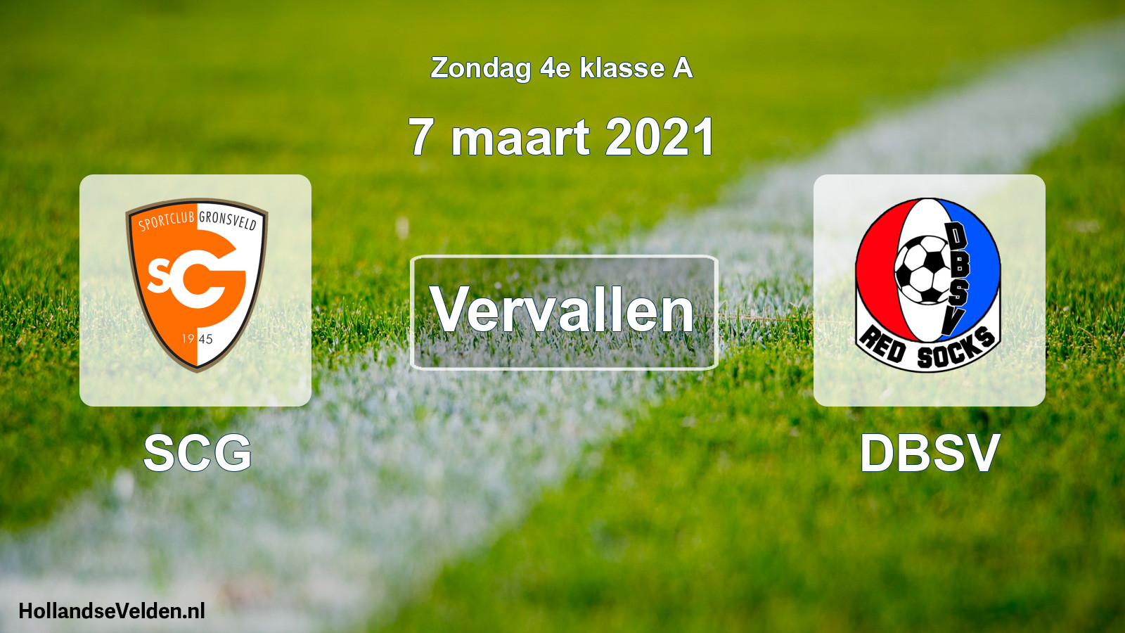Scheduled Match: SCG - DBSV (7 March 2021)