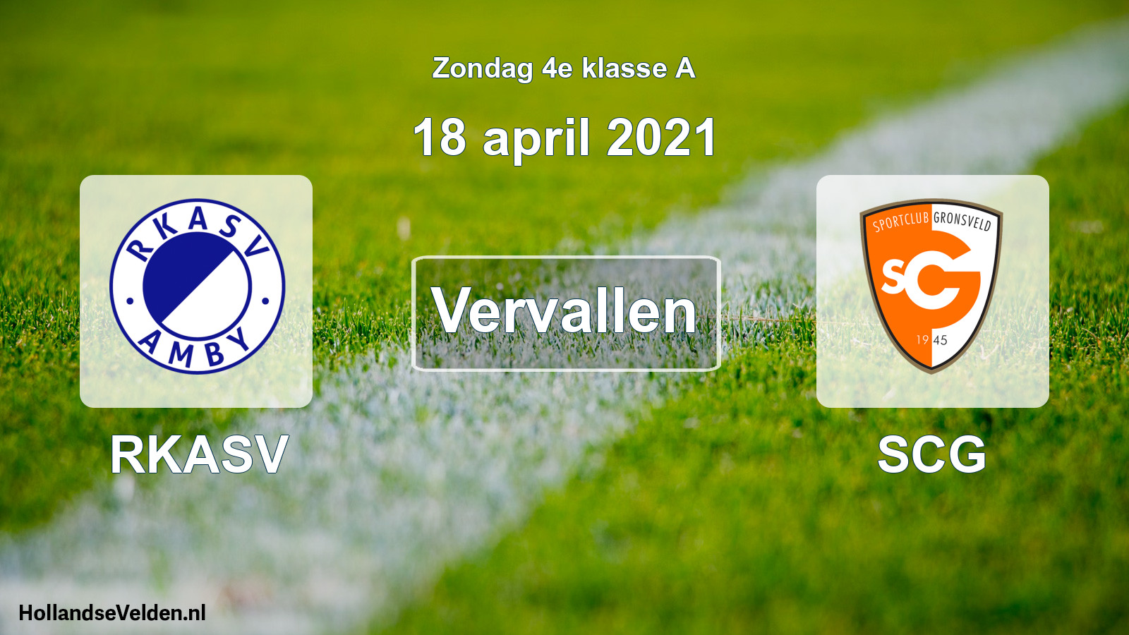Scheduled Match: RKASV - SCG (18 April 2021)