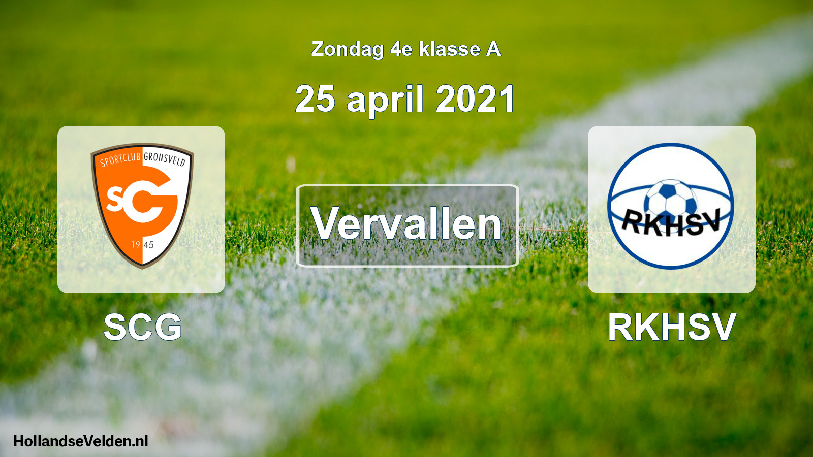 Scheduled Match: SCG - RKHSV (25 April 2021)