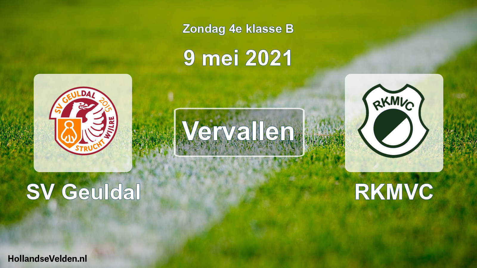 Scheduled Match: SV Geuldal - RKMVC (9 May 2021)