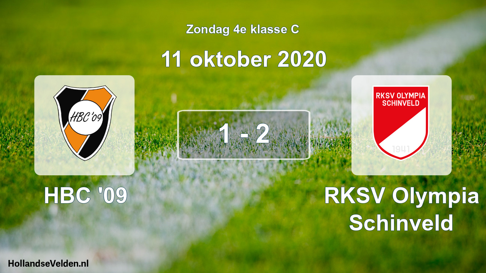 Total number of matches played: HBC '09 - RKSV Olympia Schinveld 1 - 2 (11 October 2020)