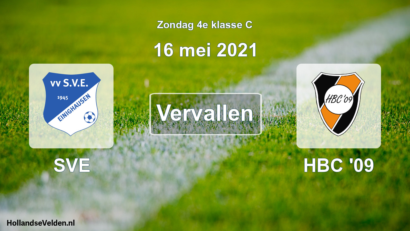 Scheduled Match: SVE - HBC '09 (16 May 2021)