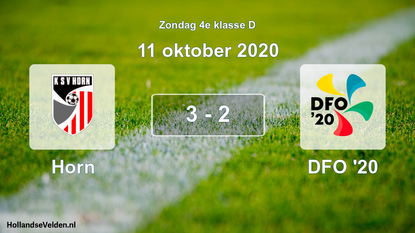 Total number of matches played: Horn - DFO '20 3 - 2 (11 October 2020)