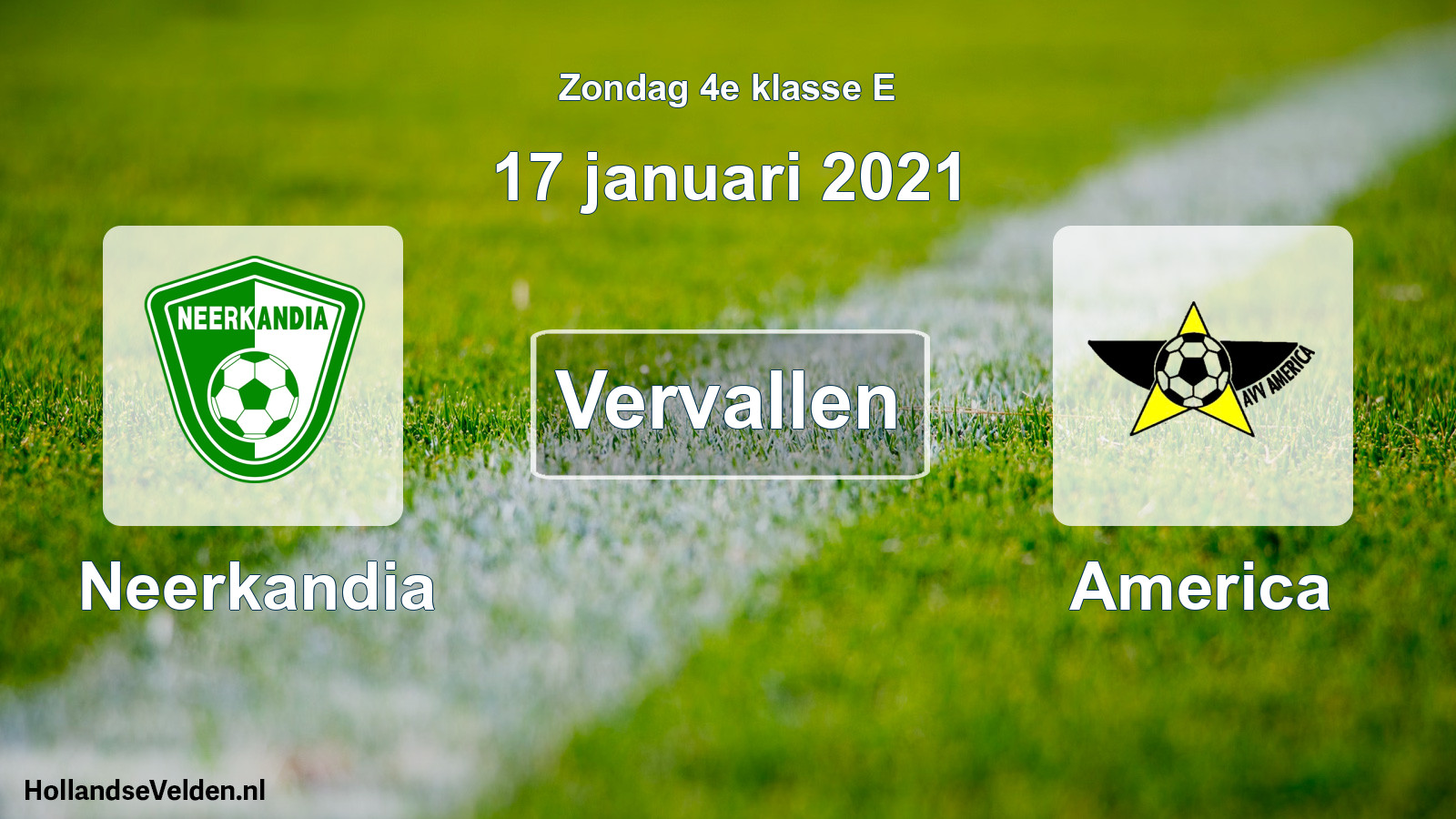 Scheduled Match: Neerkandia - America (17 January 2021)