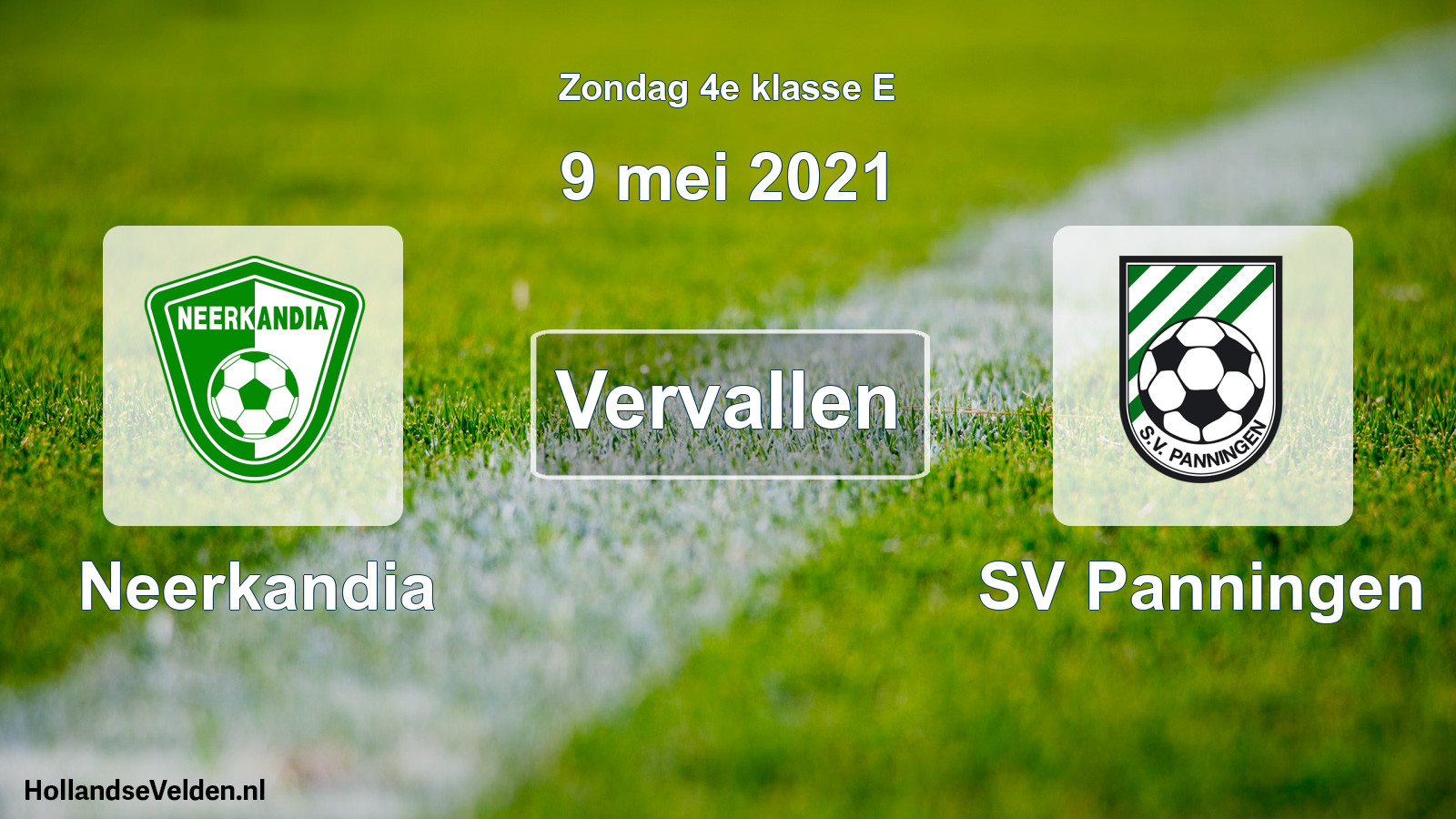 Scheduled Match: Neerkandia - SV Panningen (9 May 2021)
