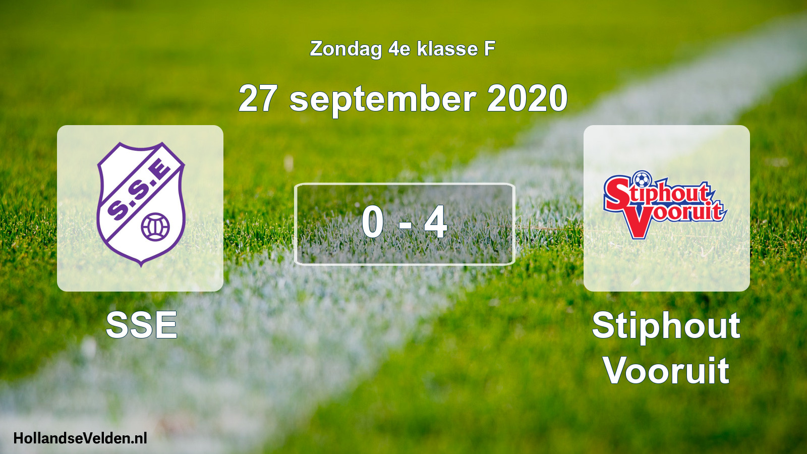 Total number of matches played: SSE - Stiphout Vooruit 0 - 4 (27 September 2020)