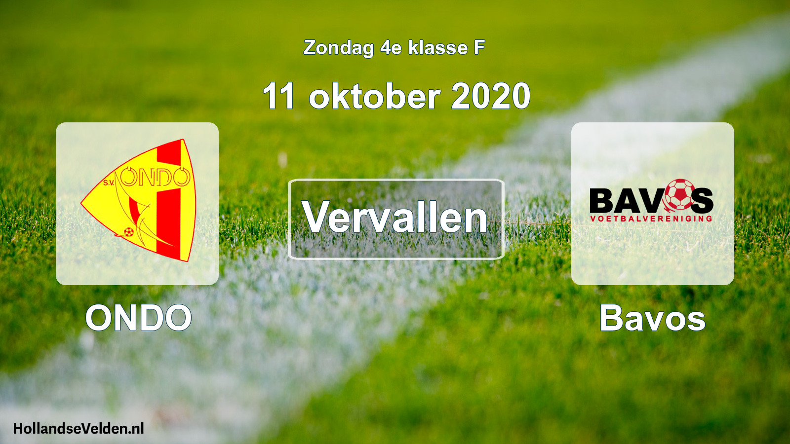 Scheduled Match: ONDO - Bavos (11 October 2020)
