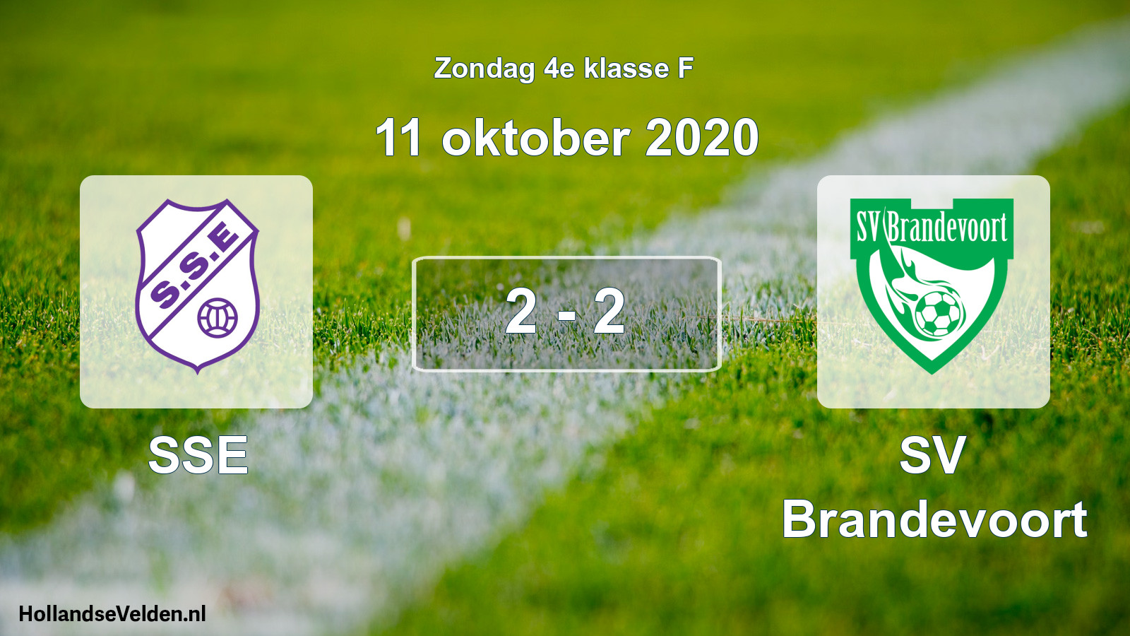 Total number of matches played: SSE - SV Brandevoort 2 - 2 (11 October 2020)