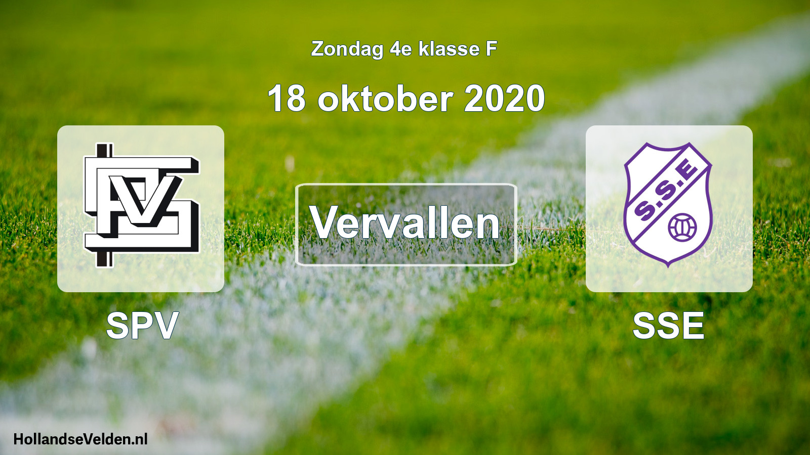 Scheduled Match: SPV - SSE (18 October 2020)