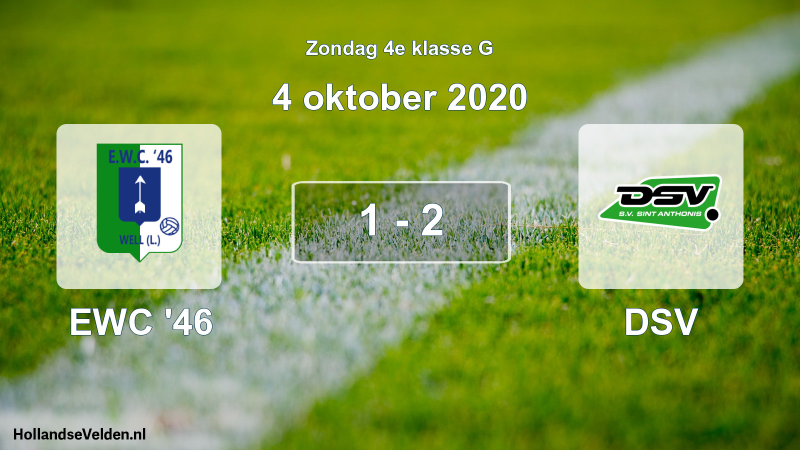 Total number of matches played: EWC '46 - DSV 1 - 2 (4 October 2020)