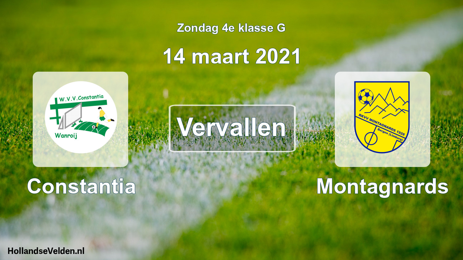 Scheduled Match: Constantia - Montagnards (14 March 2021)