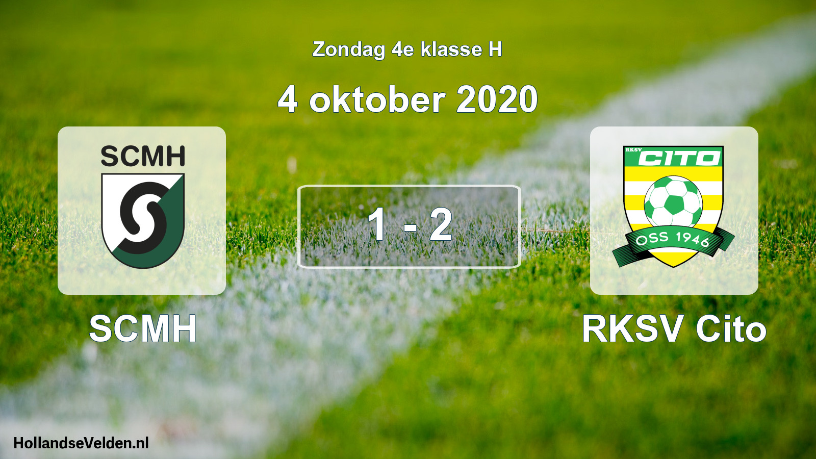 Total number of matches played: SCMH - RKSV Cito 1 - 2 (4 October 2020)