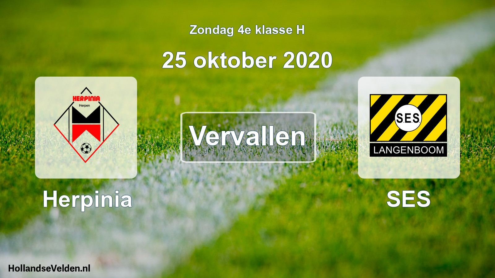 Scheduled Match: Herpinia - SES (25 October 2020)
