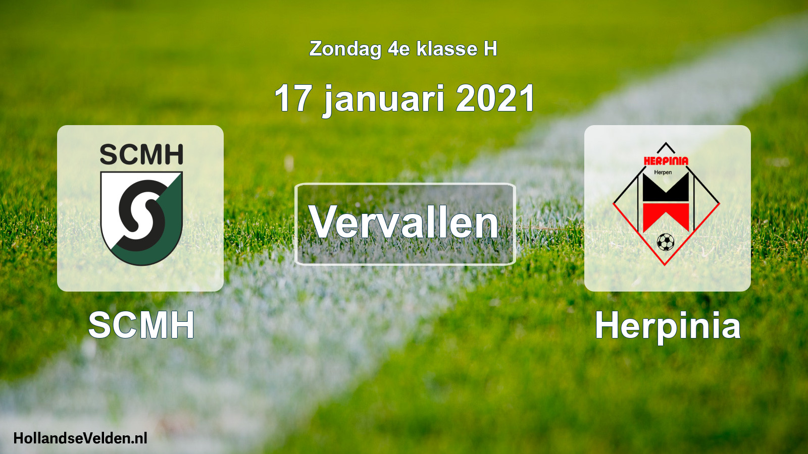 Scheduled Match: SCMH - Herpinia (17 January 2021)