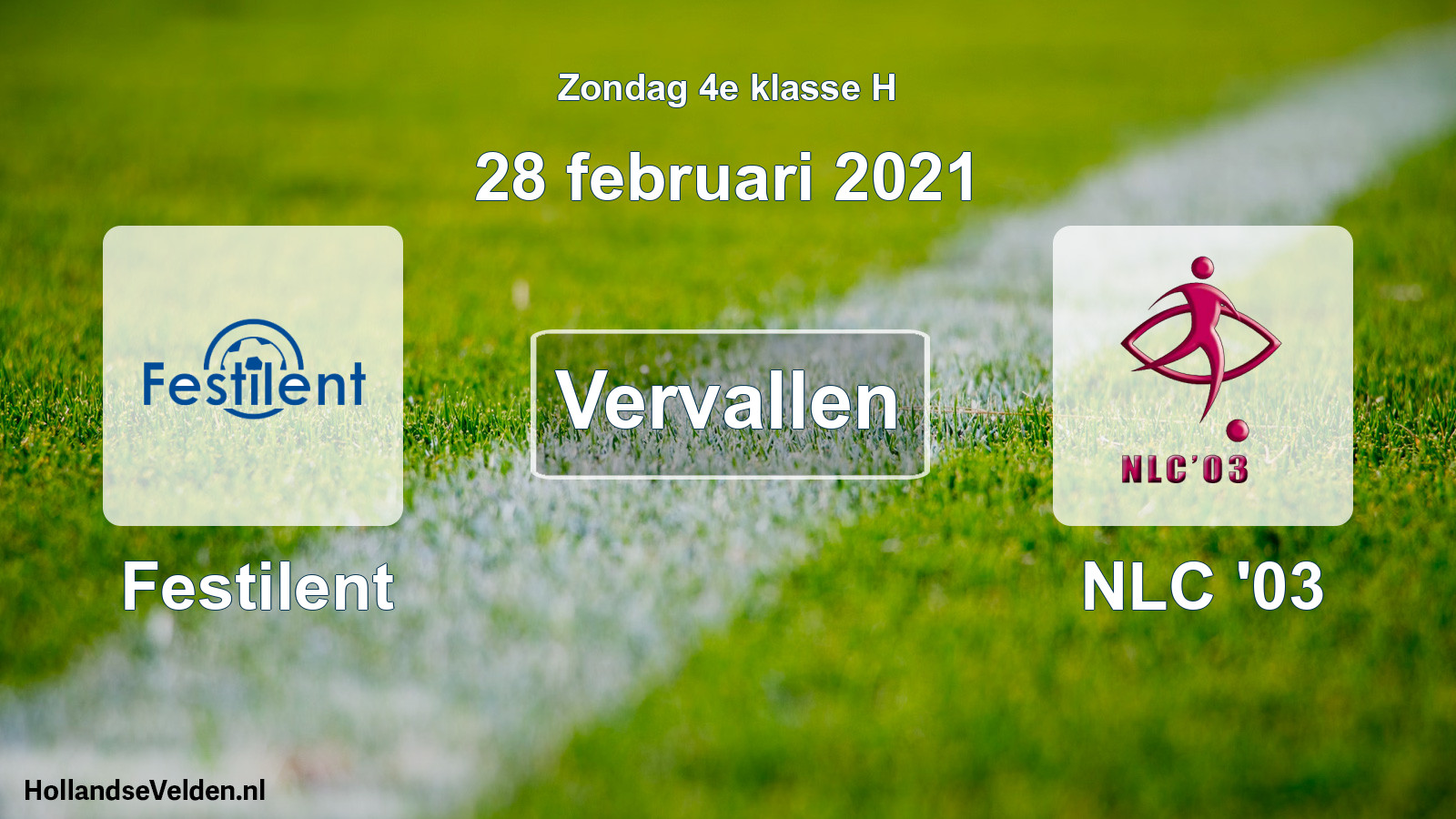 Scheduled Match: Festilent - NLC '03 (28 February 2021)