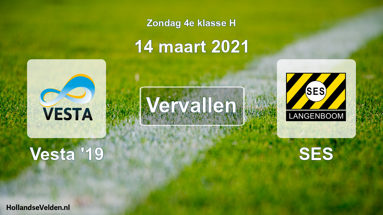 Scheduled Match: SSA Vesta '19 - SES (14 March 2021)