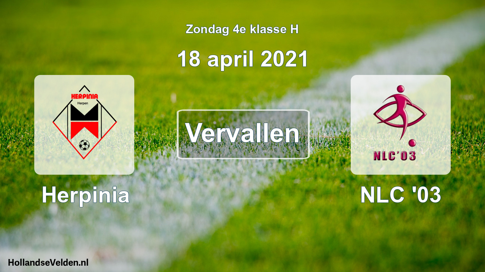 Scheduled Match: Herpinia - NLC '03 (18 April 2021)