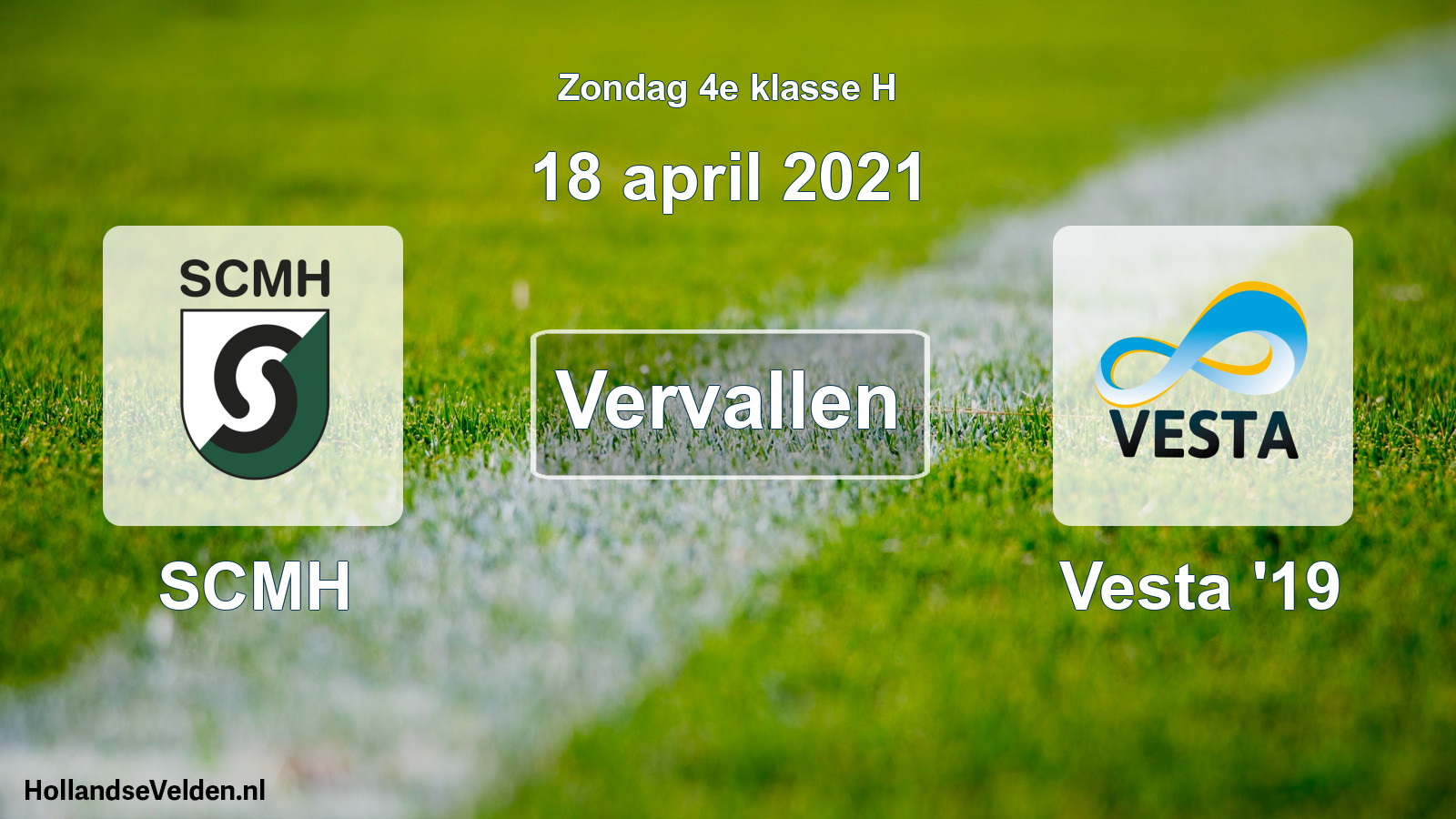 Scheduled Match: SCMH - SSA Vesta '19 (18 April 2021)