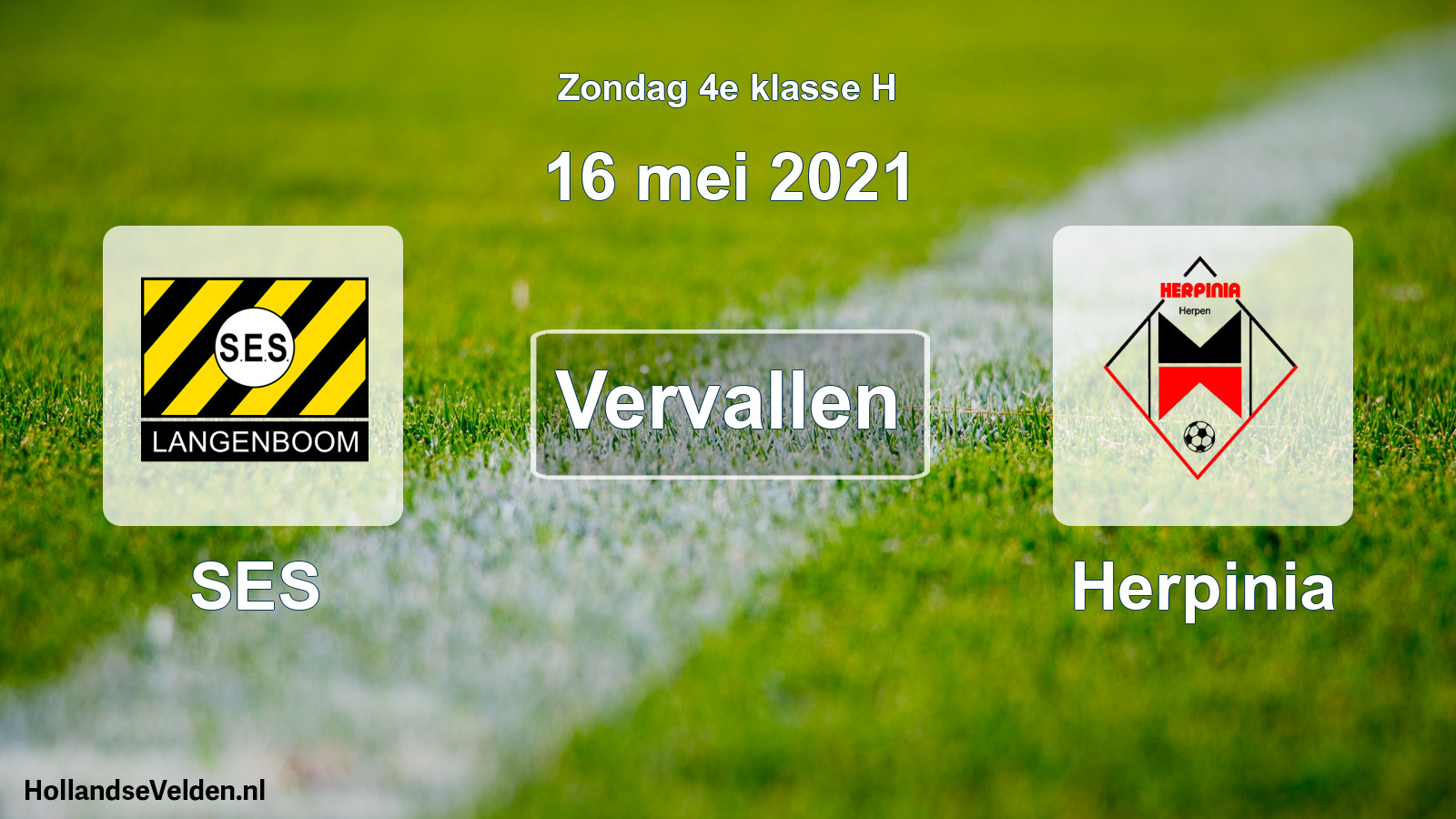Scheduled Match: SES - Herpinia (16 May 2021)