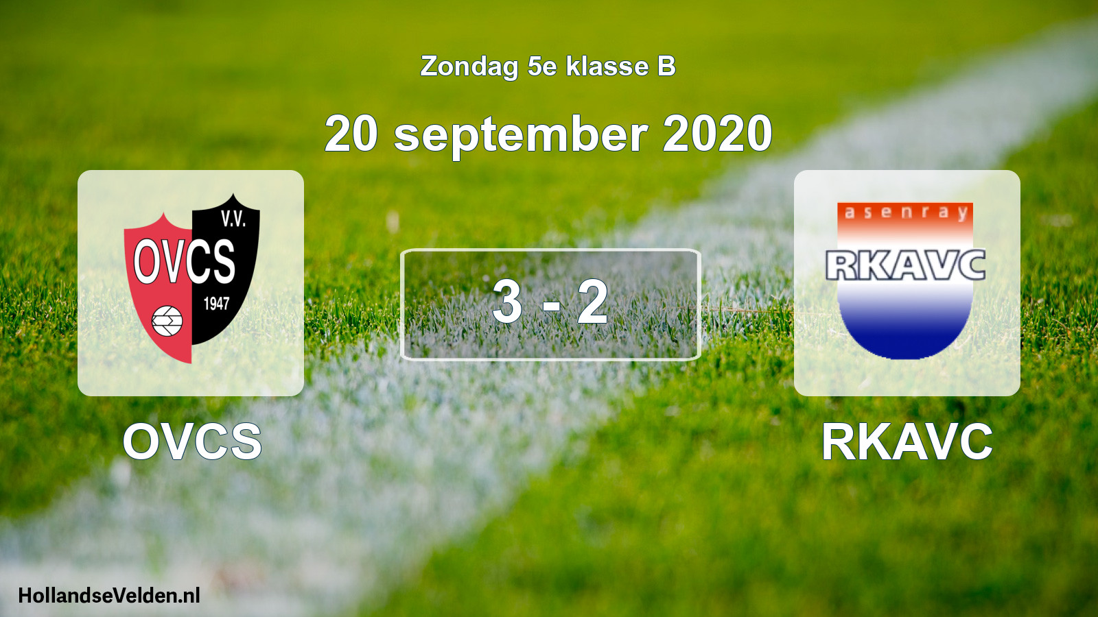 Total number of matches played: OVCS - RKAVC 3 - 2 (20 September 2020)