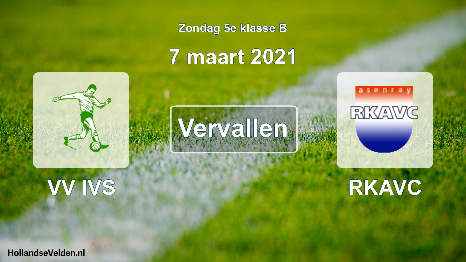 Scheduled Match: VV IVS - RKAVC (7 March 2021)