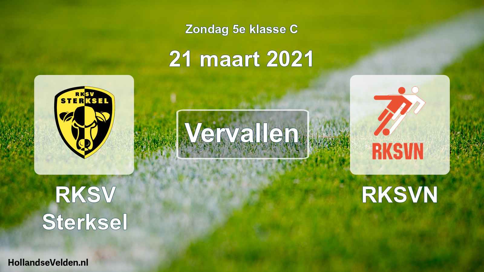 Scheduled Match: RKSV Sterksel - RKSVN (21 March 2021)